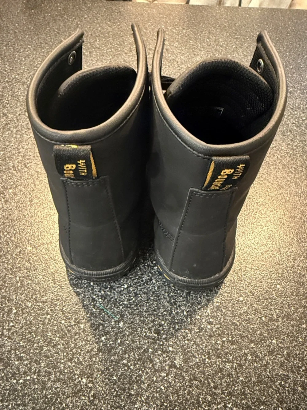 Dr. Martens Women’s Black High-Top Lace-Up Sheridan Combat Boots - size 9 - Picture 5 of 6